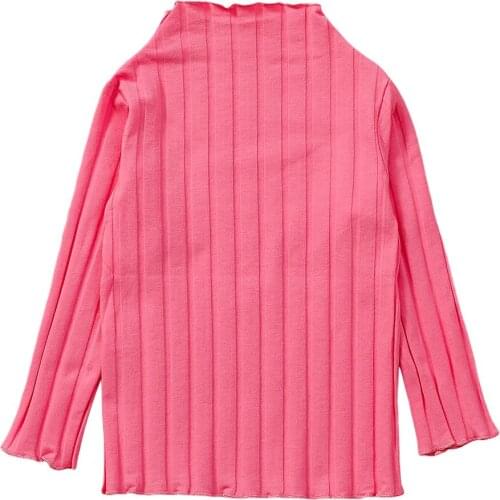 Girls Long Sleeve Tees Crew Neck Super Soft Cotton T Shirts