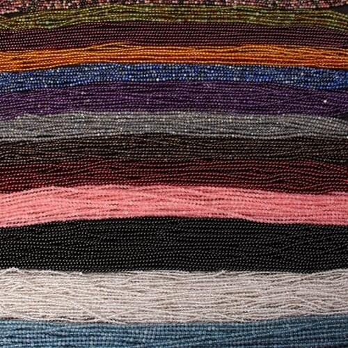 3MM Natural Stone Round Polished Beads Pink Quartz Amethysts Lapis lazuli Agates Beads For Jewelry Making DIY Bracelet Necklace