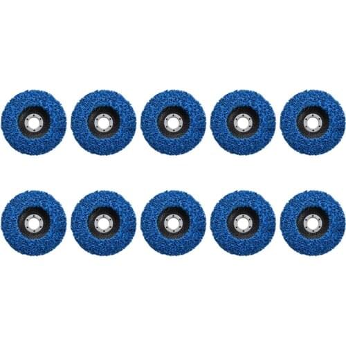 Strip Discs 10PCS Stripping Wheel 100mm Fit Angle Grinder Clean and Remove Paint Rust and Oxidation