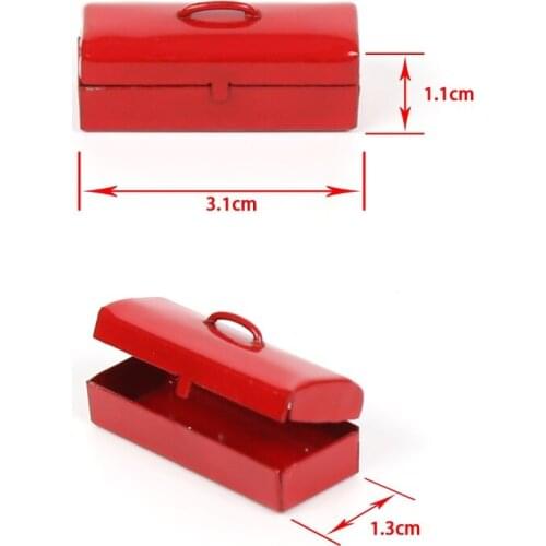 GRC TRX4 90046 JK D90 CC01 Metal Tools Box Decoration RC Racing Model Car Truck Climbing Car Spare Parts Accessories