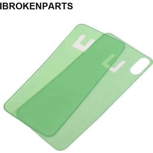 2 Pieces Rear Cover Housing Sticker For iPhone 8 Plus X XR XS 11 Pro 12 mini Max Battery Door Back Cover Glass Adhesive Tape