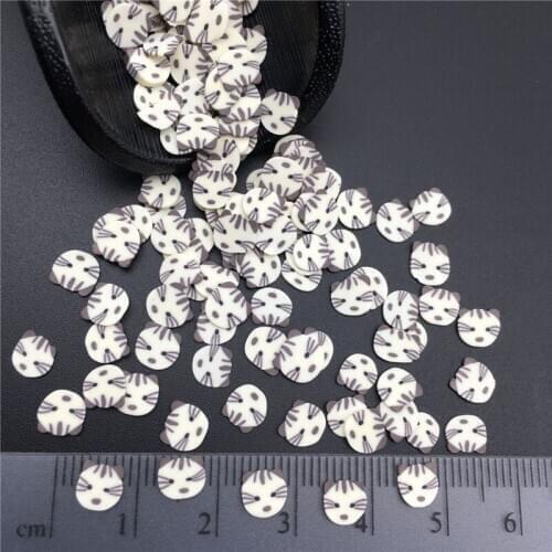 50g Cat Polymer Clay Sprinkle For Kids Diy ,Soft Clay For Craft Clay/Nail Art/Scrapbook Decoration DIY,Filler