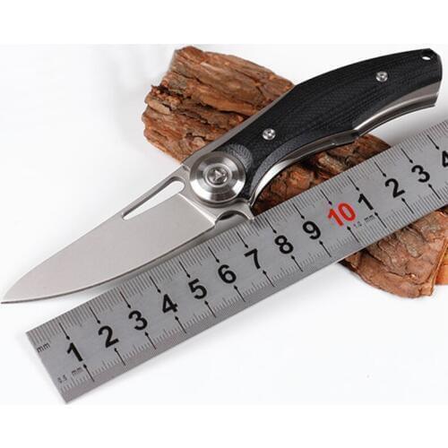 Free shipping senior The sharp D2 steel hunting survival tactics folding knife hardness EDC tool High-end gift knife