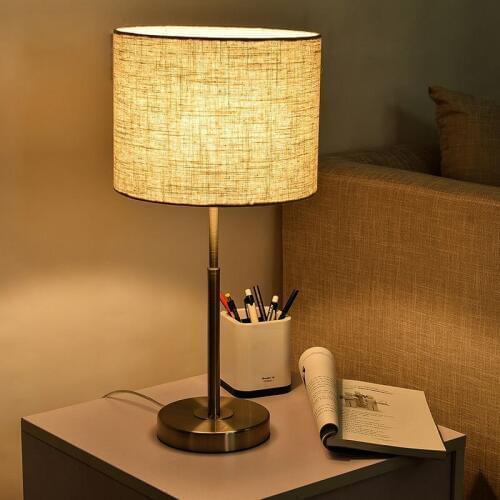 Northern Europe Simple Design Bedroom Table Light Modern Fabric Study Room Desk Lamp Creative Wedding Gift Lighting Fixtures