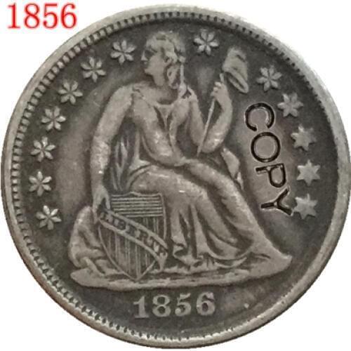 USA 1856 P,O Seated Liberty Dime COPY COINS
