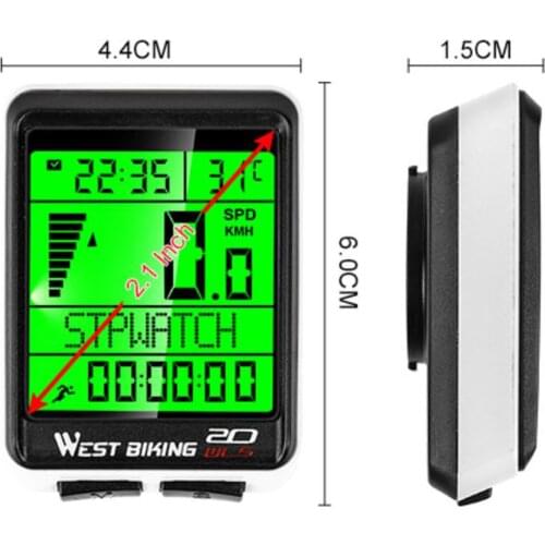 Waterproof Bicycle Computer Wireless MTB Bicycle Computer LED Bike Speedometer Odometer Cycling Stopwatch