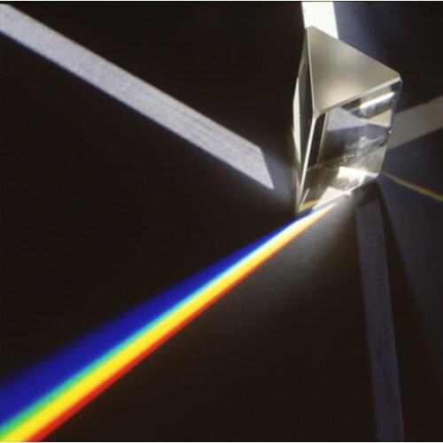 100MM Rainbow Right Angle Prism Experimental Optics Mitsubishi Mirror Glass Rainbow Triangular Prism Glass Right Angle Prism