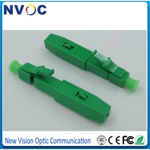 100Pcs/Lot,Fiber Optic Fast Connector LC/APC single mode Covered Wire Connector for Broadcasting CATV / FTTH