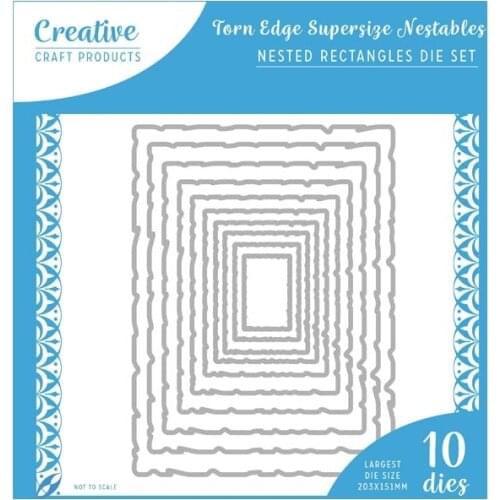 2021 AliliArts Metal Cutting Dies Big Rectangle frame set diy Scrapbooking Photo Album Decorative Embossing PaperCard Crafts Die