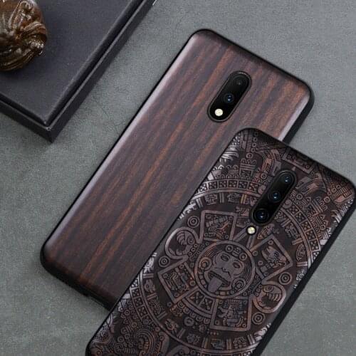 Boogic Original For Oneplus 7t Case Oneplus 7t Pro Black Ebony Wood Cover For Oneplus 7 Oneplus 7 pro Protective Case