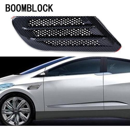 BOOMBLOCK 2X 3D Car Carbon Fiber Sticker Covers For Renault Megane 2 3 Duster Logan Honda Civic 2006-2011 Fit Accord Accessories