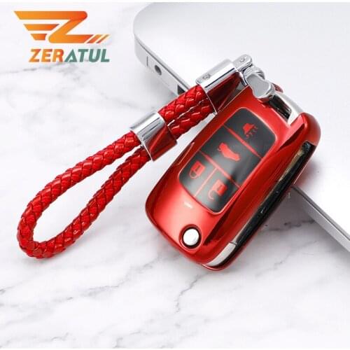 For Buick Opel Vauxhall Astra J Corsa Insignia For Chevrolet Cruze Aveo Trax Malibu Captiva Car Key Case Cover Bag Keychain