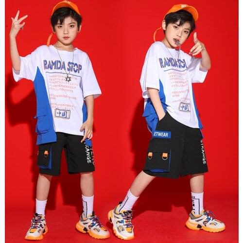 ChildrenS Day Catwalk Show Stage Performance Costumes Girls/Boys HipHop Jazz Dance Clothing Modern Street Dance Clothes DWY5982