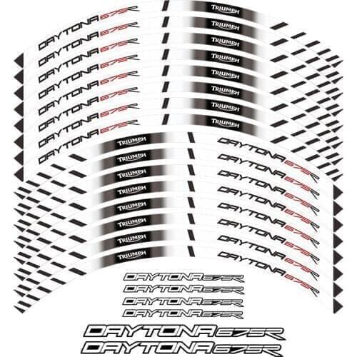 FOR Triumph Daytona 675 675r Motorcycle Parts Contour Wheel Decoration Decal Sticker Daytona675