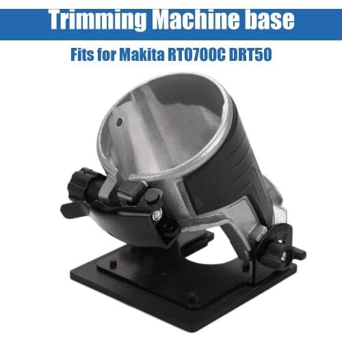 Aluminum Alloy Trimmer Base Board for Wood Router Woodworking Electric Trimmer Suitable for Makita RT07 Wood Carving Machine