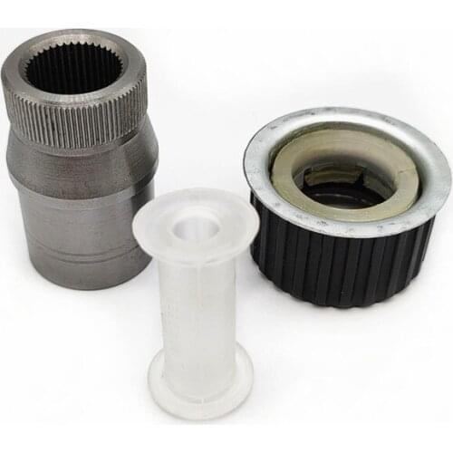 Steering Column Repair Kit Adapter Iron Joint Sleeve Bearing Rubber Sleeve For Golf MK1 MK2 Jetta Passat B3 171419517B 192419599