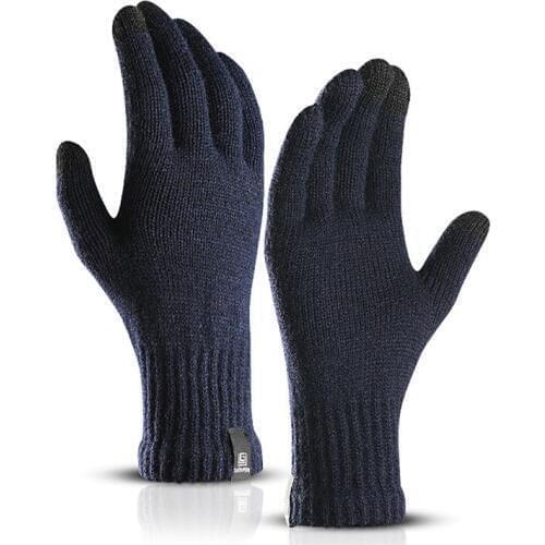 Ski Gloves Full Finger Touch Screen Windproof Thermal Knitted Handwear Outdoor winter warm gloves