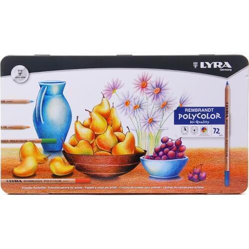LYRA 72 Colors Rembrandt Polycolor Color Pencil Set Oil Drawing Pencils Crayons Lapices De Colores Colored Pencils Art Supplies