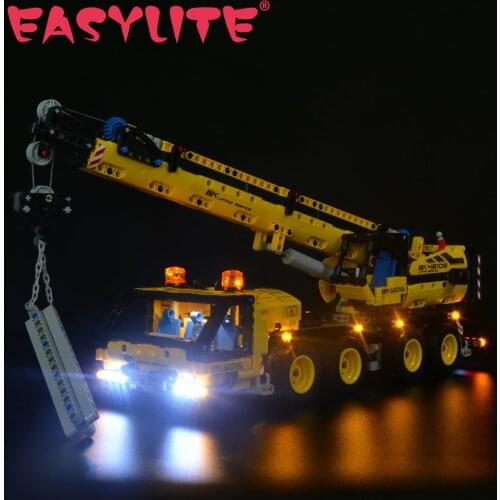 LED Light Set For 42108 Mobile Crane DIY Toys Building Blocks Bricks Only Lighting Kit Not Include Model