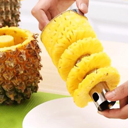 Stainless Steel Pineapple Peeler Cutter Fruit Knife Slicer a Spiral Pineapple Cutting Machine Easy To Use Kitchen Cooking Tools2