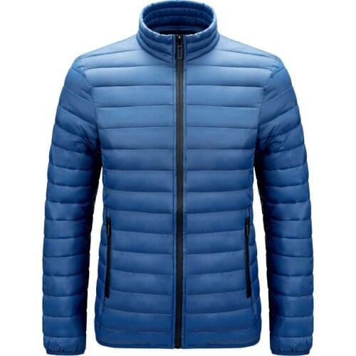 Winter Parka Men Windbreak Thick Warm Windproof Coat Mens Autumn Casual Zipper Jackets Slim Fit Overcoats Male Simple Jacket