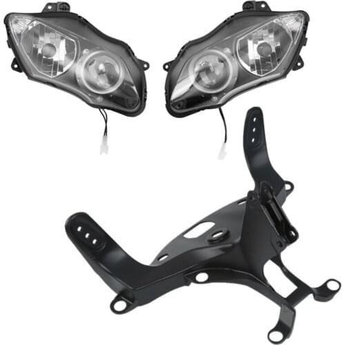 Motorcycle Front Headlight Lamp Assembly Fairing Stay Bracket For Yamaha YZF R1 2007-2008
