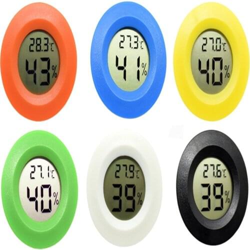 1PC Mini Digital LCD Thermometer Hygrometer Home Freezer Tester Portable Temperature Sensor Humidity Meter Detector Pet Auto Car