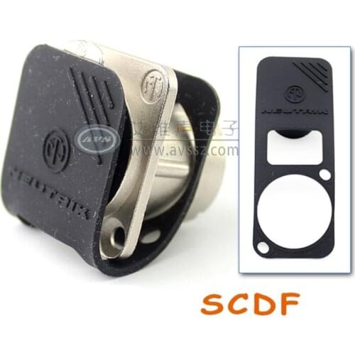 1Pcs NEUTRIK SCDF rubber sealing cover D series female chassis connector dustproof and waterproof protective cap