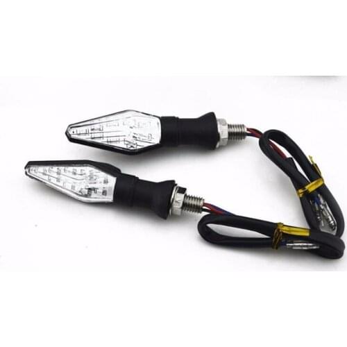 Motorcycle led light 24 Flowing indicator blinker bendable tail stops water signal for YAMAHA R1 R6 BMW HP2 SPORT K1200R