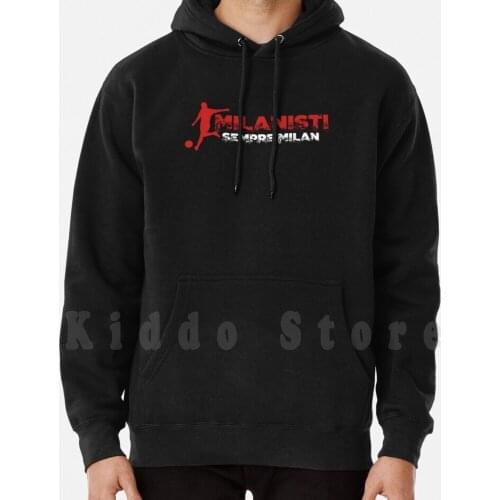 | Sempre Hoodies Long Sleeve San Siro Diavolo Italian Club Football Club Diavolo Design Artboard Artboard