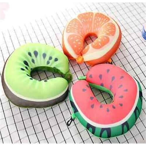 Memory Foam U Shaped Travel Pillow Neck Rest Support Car Seat Compact Cushion