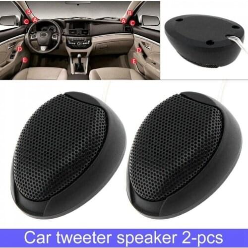 Universal Car Stereo Speakers Audio 1000W Dome Tweeters Super Power Loud Black