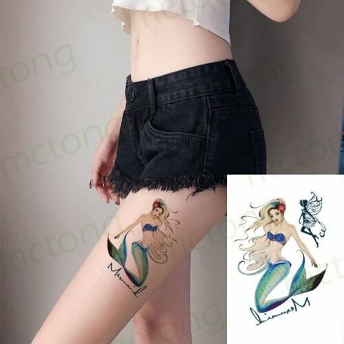Flower Arm Tattoo Stickers Waterproof Long-lasting Men Women Social Tattoo Beauty Yu Yiji Arm Chest Scar Female Tattoo Stickers