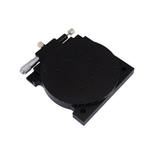 Rotational 125mm Left Adjustable Precision Manual Stage Cross-roller Bearing Rotating Platform
