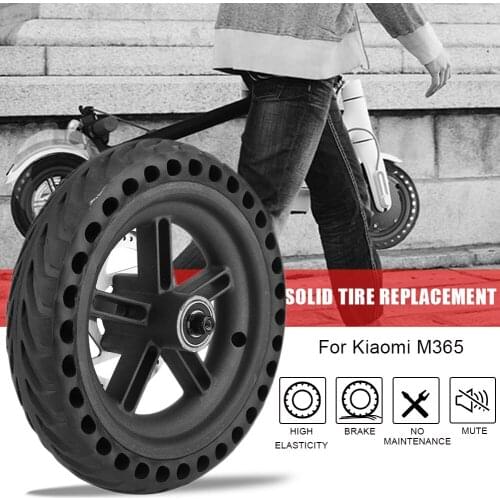 8.5inch Electric Scooter Tire with Disc Brake Scooter Pneumatic Rear Tire Rear Wheel for Xiaomi M365 Electric Scooters Parts