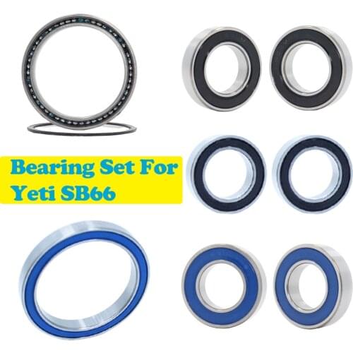 Bearing Repair Parts For Yeti SB66 ABEC-3 8PCS Bicycle 2RSV MAX High Load Performance Frame dedicated Ball Bearings Set