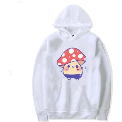 Women Hoodies Cartoons Mushroom Sweater Sweatshirt Anime Hoodie Couple Clothes For Teens Women Harajuku Hoody Dropshipping