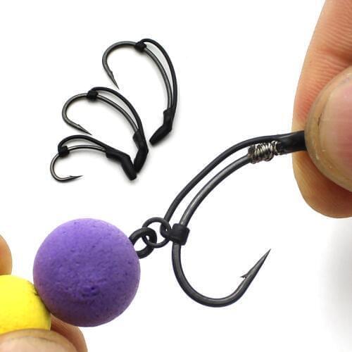 10PCS Carp Fishing Accessories Hook Sleeves Ready D-rig Line Aligner Hair Rigs Zig Rig Terminal Tackle Connect Pop Up Boilies