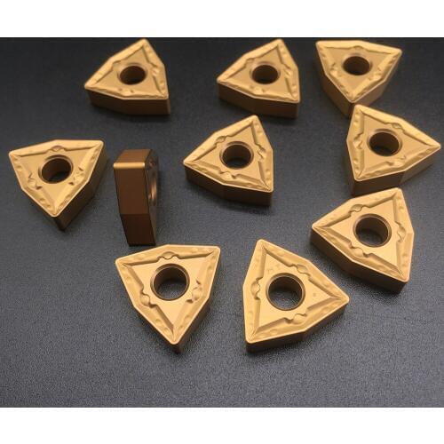 10pcs WNMG080408-MT Carbide Insert WNMG432 Turning tool insert cutting insert indexable inserts boxes CNC Cutting Tools