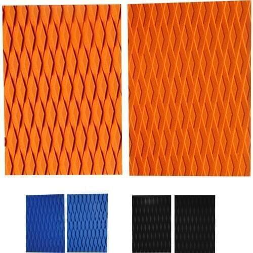 2 Pieces EVA Traction Pad Tail Pad Surfing Deck Grip for Surfboard Kiteboard