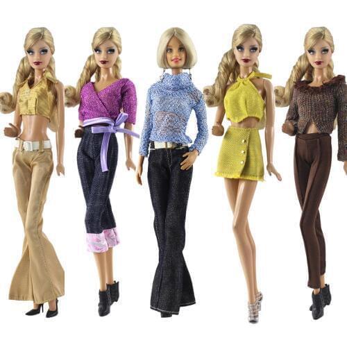 2018 Original Clothing set Autumn Suit Shirt + Pants Outfit Clothes For 1/6 BJD Xinyi Barbie FR ST Doll Gift Xmas Toys for girls