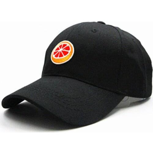 2019 Orange fruit embroidery cotton Baseball Cap hip-hop cap Adjustable Snapback Hats for men and women 206