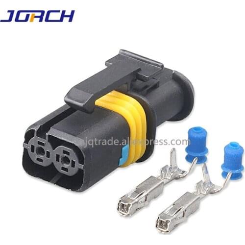 5 sets 2 Pin Lear Female Electrical Sealed Automotive Car DJ7028A-1.5-21 Connector Plug 18286000002