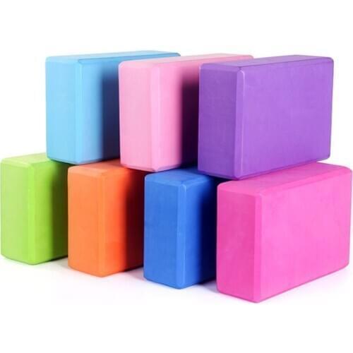 EVA High Density Yoga Block Brick Exercise Fitness Tool Exercise Workout Stretching Aid Body Shaping Health Training Equipment