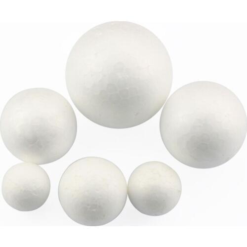 Hot high density mixed Foam ball modelling polystyrene styrofoam Christmas foam ball DIY tree ornaments decoration 50pcs/lot