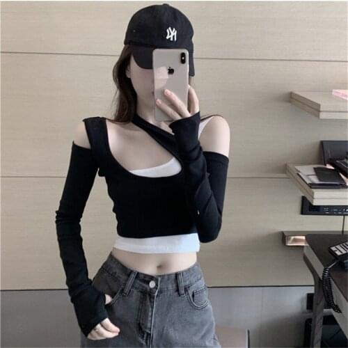 KAIBOSHAN Women's Cropped T-shirts