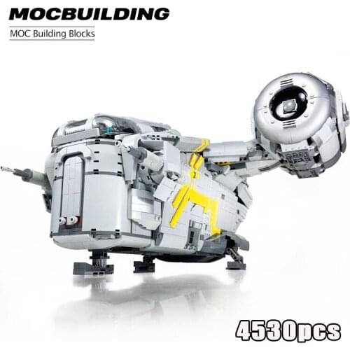 MOC Childrens UCS Razor Crown, Space Architecture DIY Model Building Blocks, Star Space Wars Building Blocks, Assembled Child