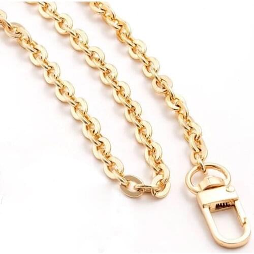 O Shape Copper Bag Chain - DIY 6mm Metal Replacement Purse Chain Shoulder Crossbody Bag Strap for Cluth ,Small Handbag Handle