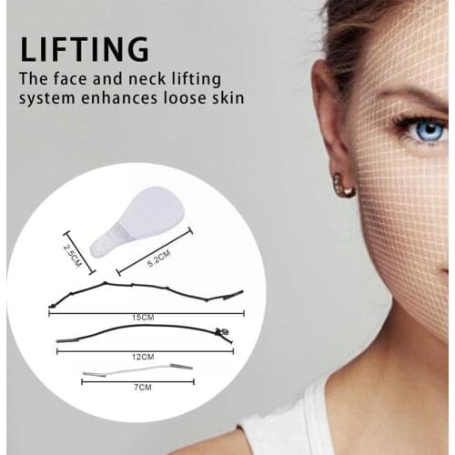 40Pcs/Set Invisible Thin Face Stickers V-Shape Face Chin Fast SkinFace Tape Lift Line Adhesive Wrinkle Up Sagging R5V8