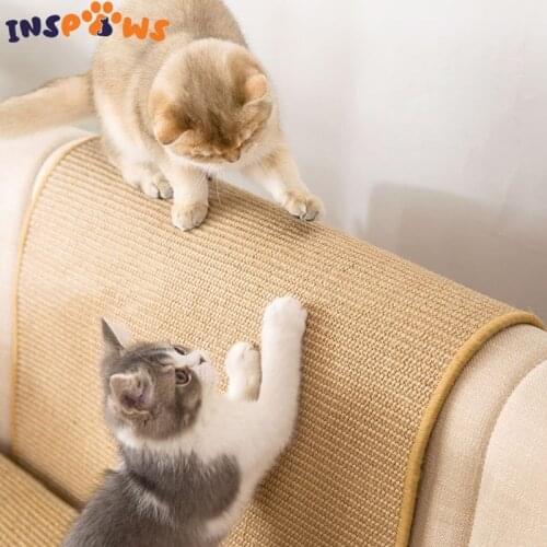 Natural Sisal Cat Scratcher Mat Scratching Pad for Cat Grinding Claws Protecting Furniture Tower Climbing Tree Pad Cooling Mat